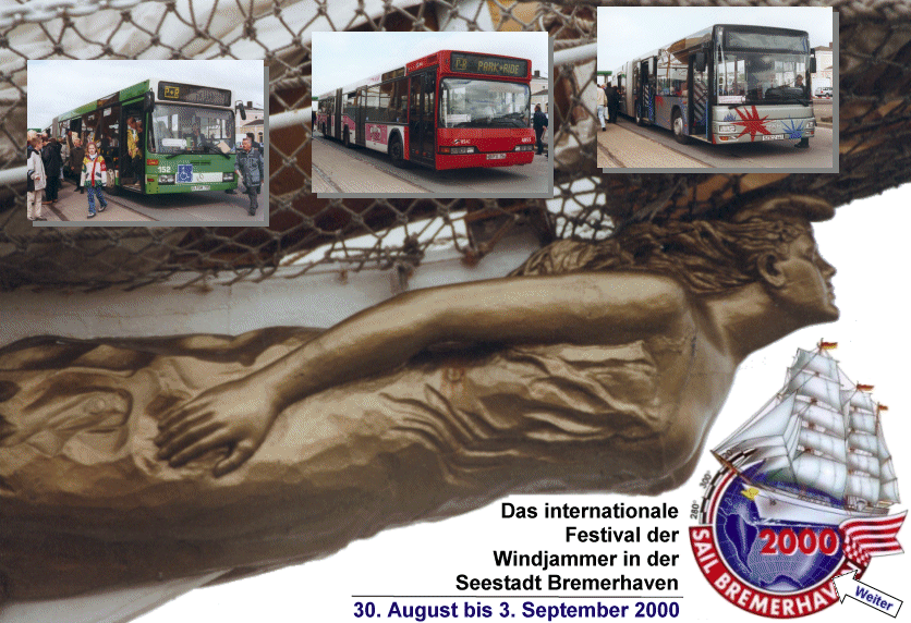 Galionsfigur des Segelschulschiffes 'Libertad'